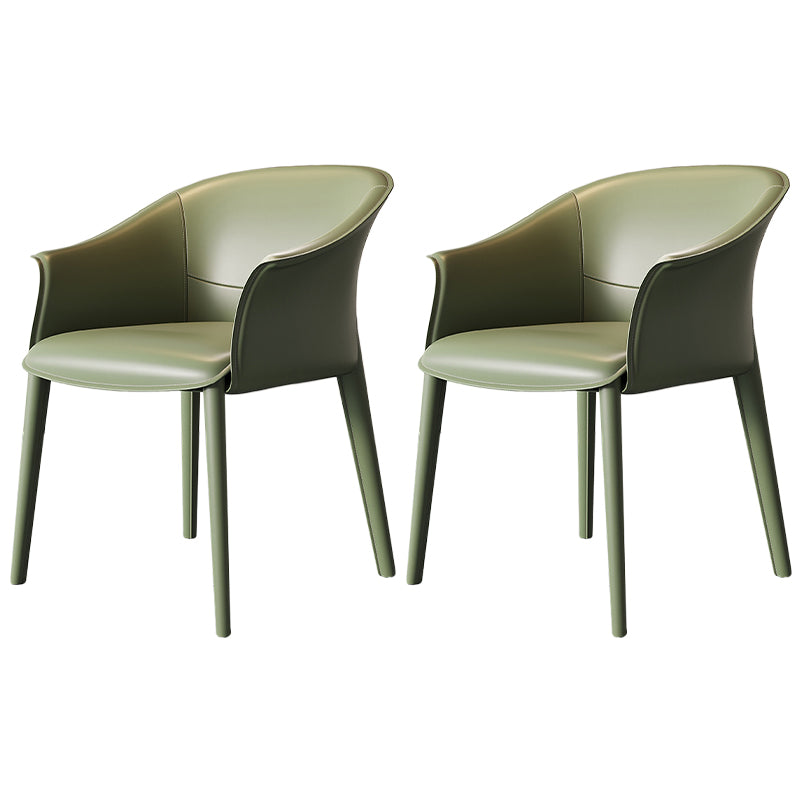 Contemporary Metal Dining Room Chair Leather Dining Chairs for Home Use