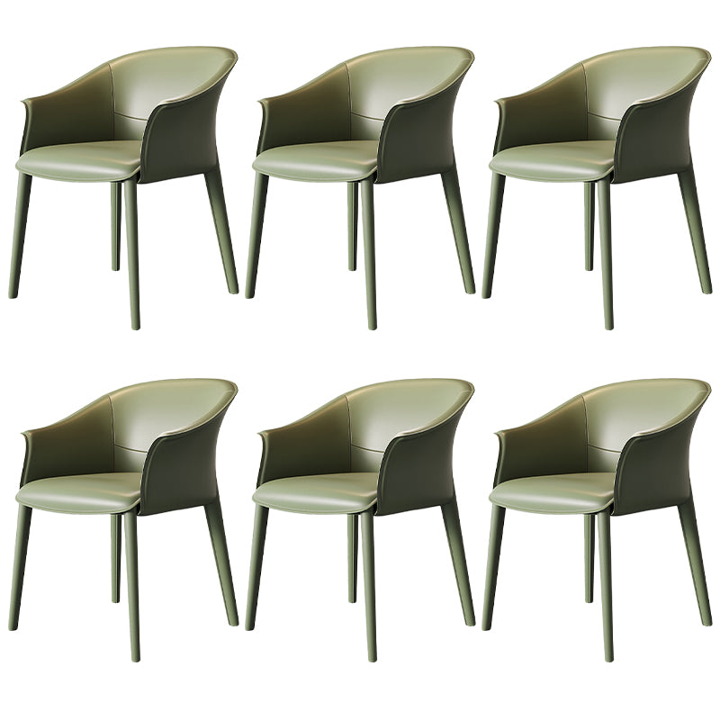 Contemporary Metal Dining Room Chair Leather Dining Chairs for Home Use