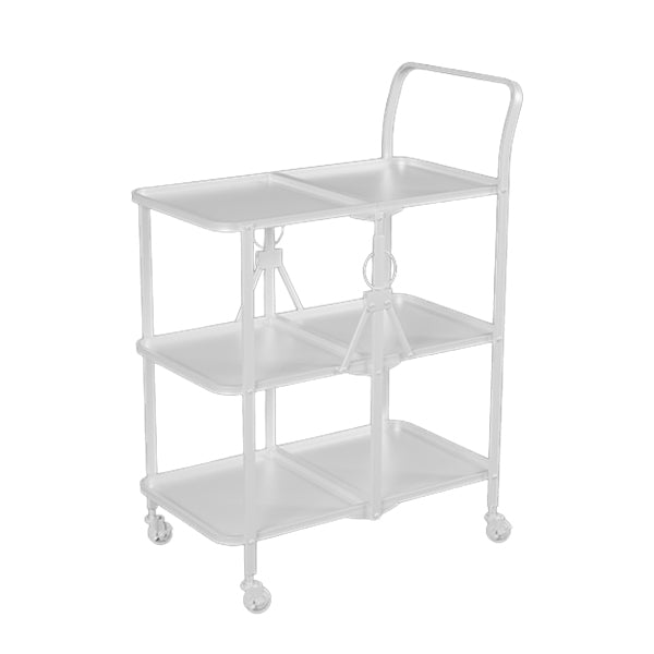 35.43" High Rolling Contemporary Prep Table Metal Prep Table