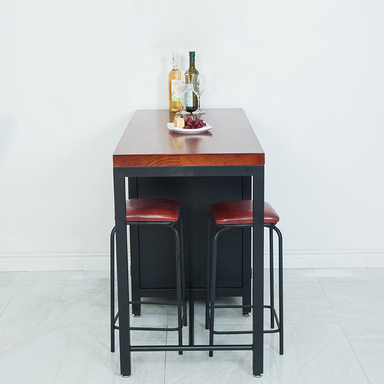 Traditional Stationary Kitchen Island Set Metal Kitchen Island Set for Home Use