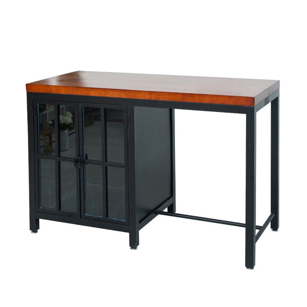 Traditional Stationary Kitchen Island Set Metal Kitchen Island Set for Home Use