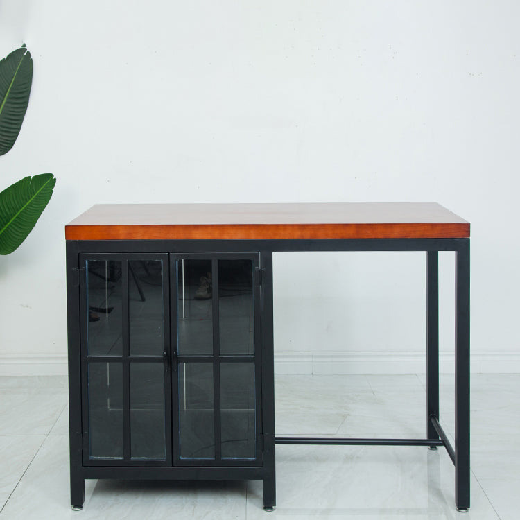 Traditional Stationary Kitchen Island Set Metal Kitchen Island Set for Home Use