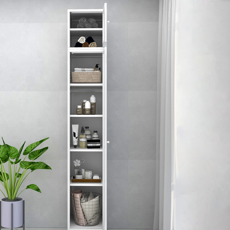 Steel Contemporary Wardrobe Armoire With Legs Hinged Storage Cabinet