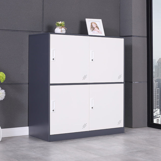 Contemporary Wardrobe Metal Wardrobe Closet for Home,35.43" D x 15.75" W x 39.37" H