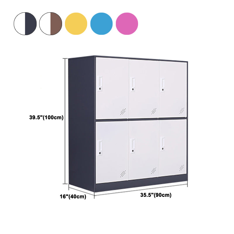Contemporary Wardrobe Metal Wardrobe Closet for Home,35.43" D x 15.75" W x 39.37" H