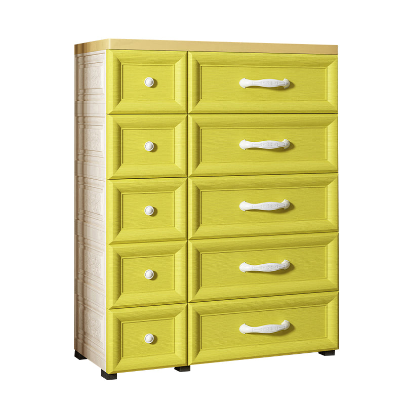 Plastic Storage Cabinet With Drawer Modern Wardrobe Armoire for Home