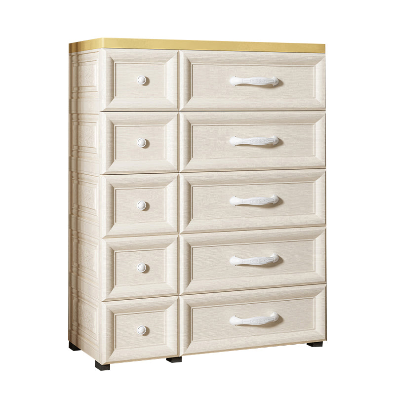 Plastic Storage Cabinet With Drawer Modern Wardrobe Armoire for Home