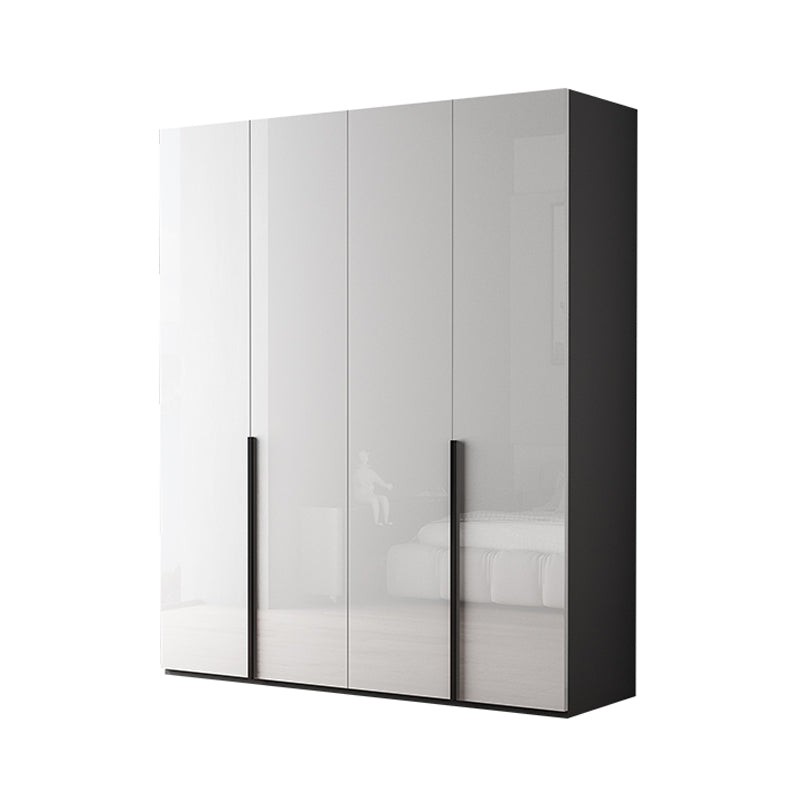 Modern Wardrobe Armoire Engineered Wood Wardrobe Cabinet with Drawer