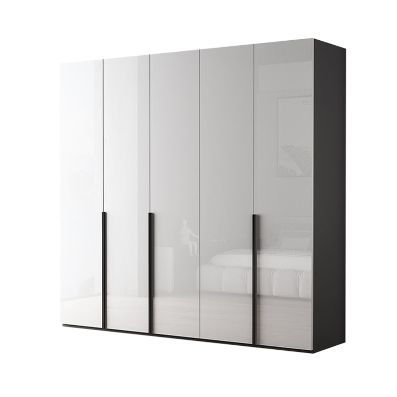 Modern Wardrobe Armoire Engineered Wood Wardrobe Cabinet with Drawer