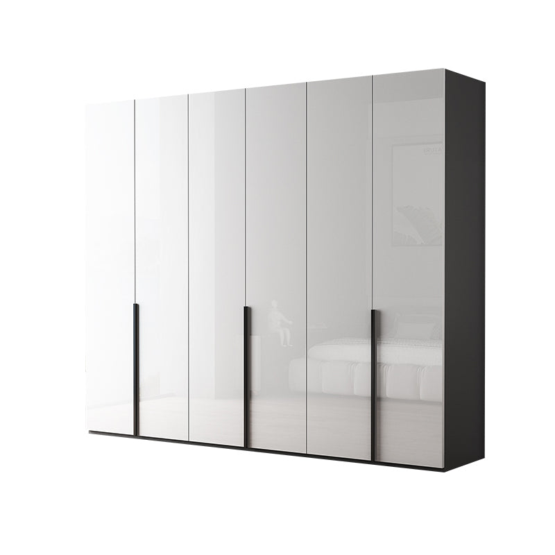 Modern Wardrobe Armoire Engineered Wood Wardrobe Cabinet with Drawer