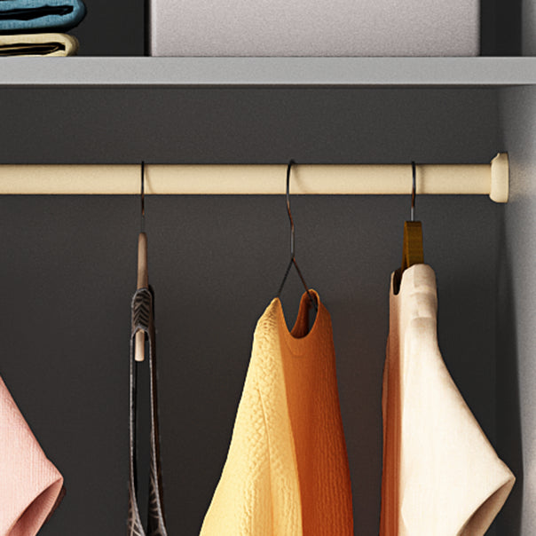 Modern Wardrobe Armoire Engineered Wood Wardrobe Cabinet with Drawer