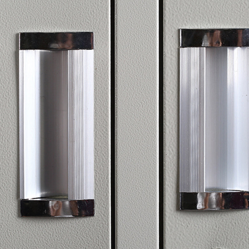 Metal White Storage Cabinet Contemporary Cabinet for Bathroom