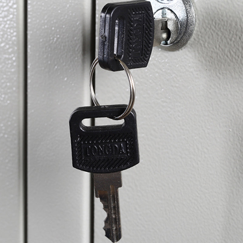 Metal White Storage Cabinet Contemporary Cabinet for Bathroom
