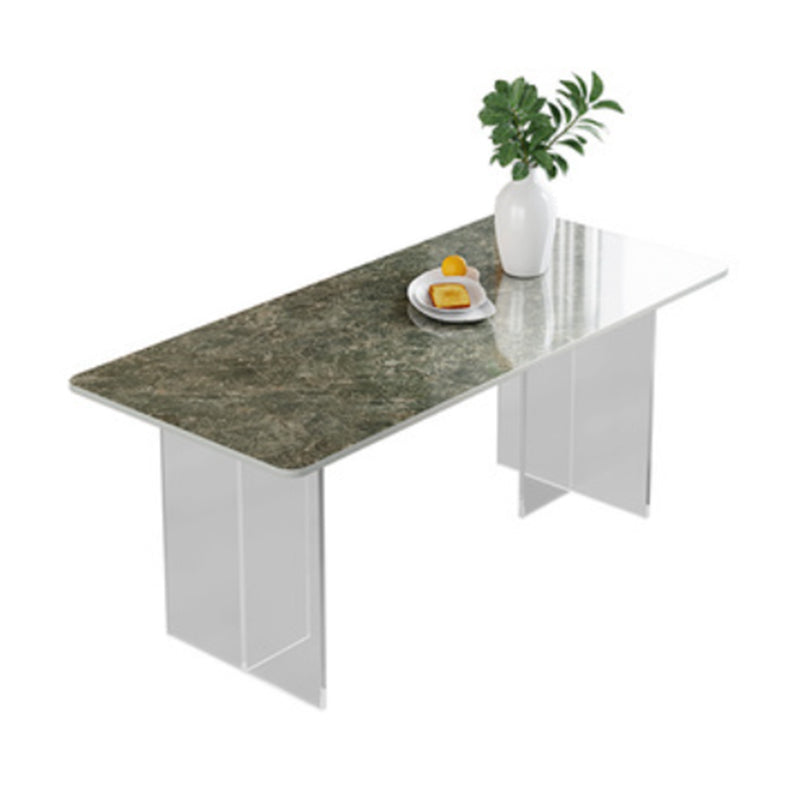 Modern 1/2/4/5/6 Pieces Dining Set Rectangle Stone Dining Table for Dining Room