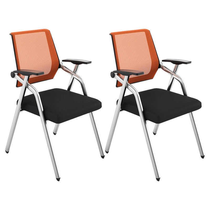 Mid Back Mesh Conference Chair Modern Home Office Fixed Arms Office Chair