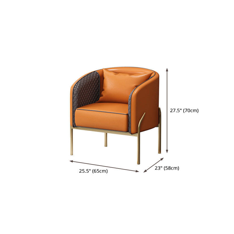Modern Sloped Arm Sofa Basic Four Legs Standard Sofa for Living Room, Apartment