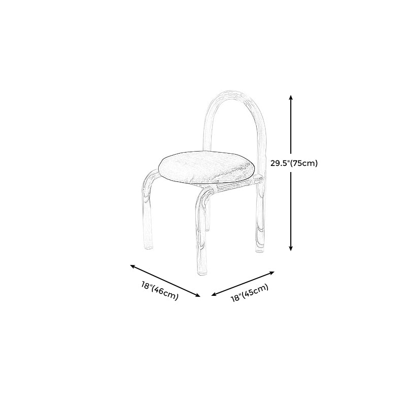 Tight Back Round Arms and Armless Basic Four Leg Accent Chair Set