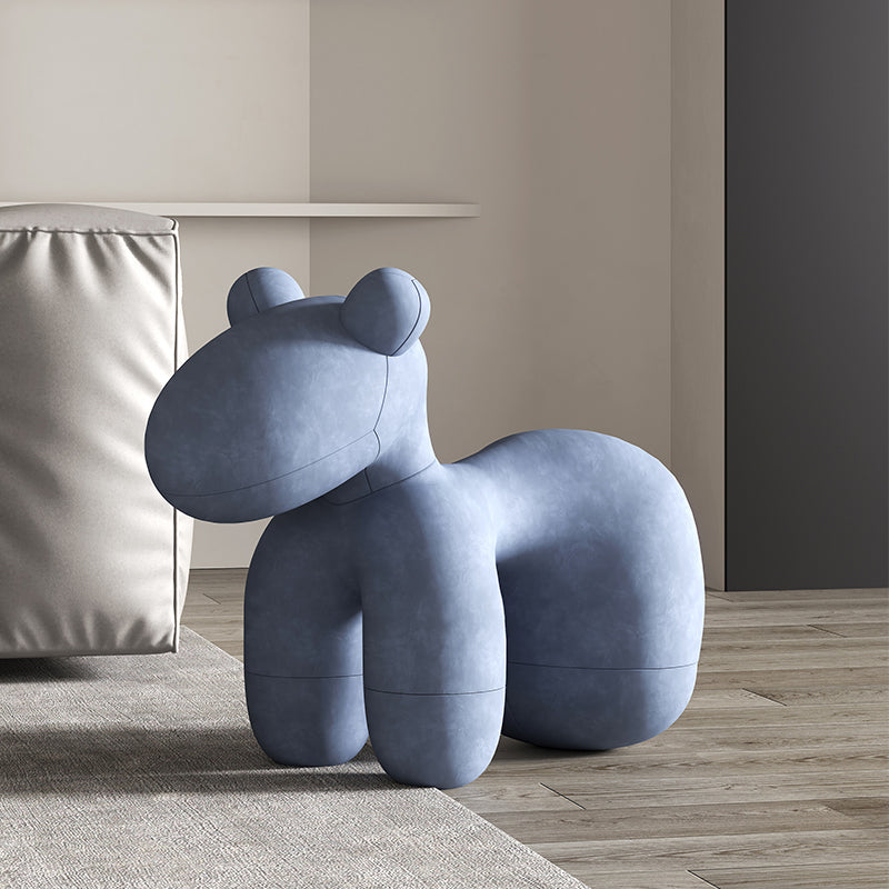 Animal-Shaped Seat Chair, Creative Childlike Solid Color Accent Chair