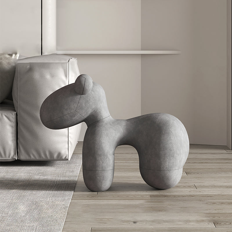 Animal-Shaped Seat Chair, Creative Childlike Solid Color Accent Chair