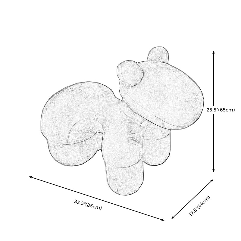Animal-Shaped Seat Chair, Creative Childlike Solid Color Accent Chair