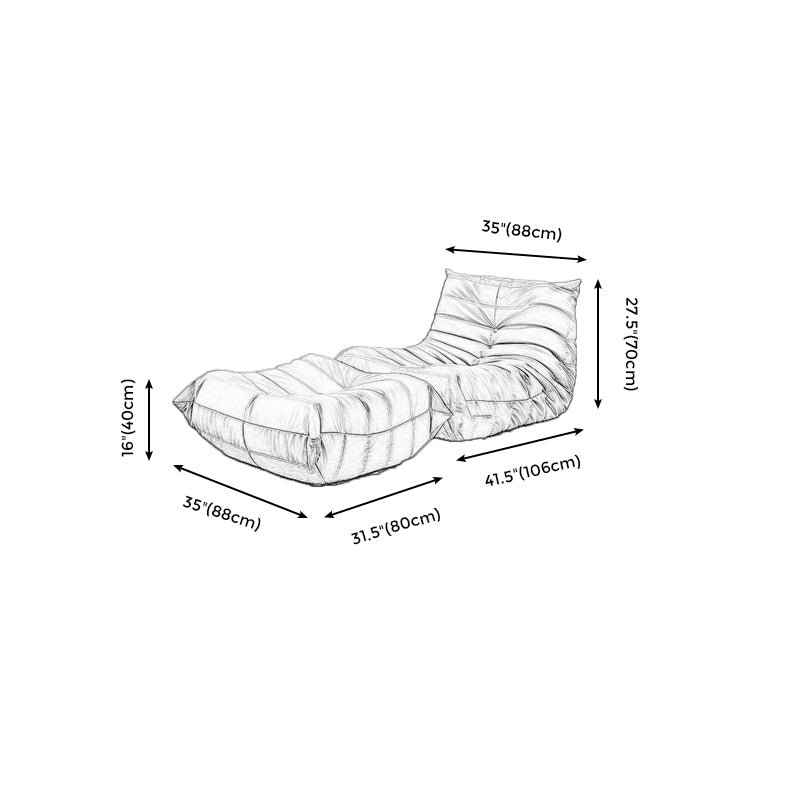 Caterpillar Lazy Sofa Can Lie down and Sleep Bedroom Small Sofa North Leisure Chair
