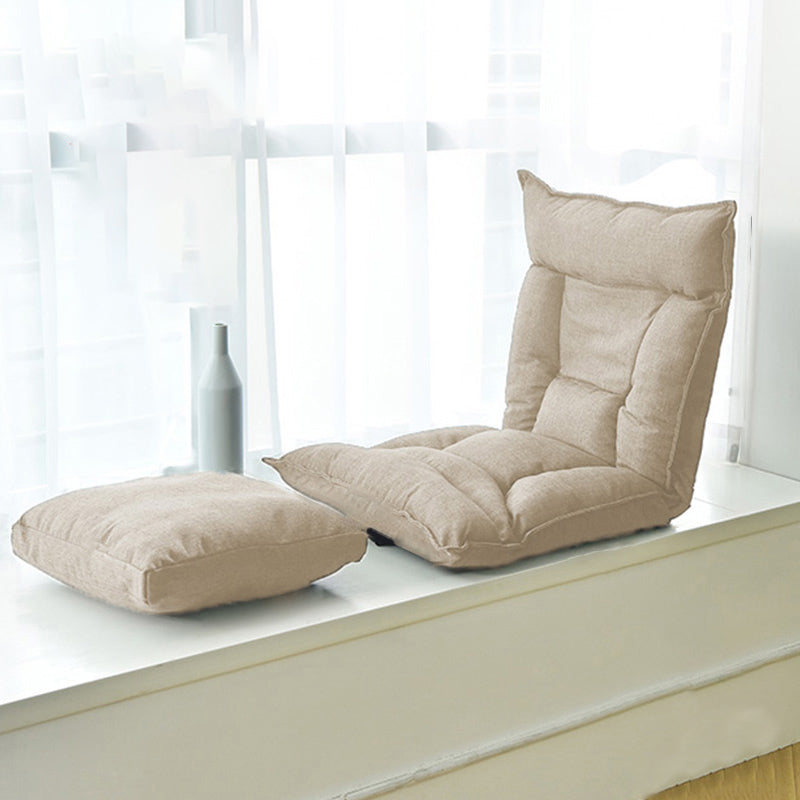 Solid Color Armless Chair Convertible Chair for Living Room/Bedroom