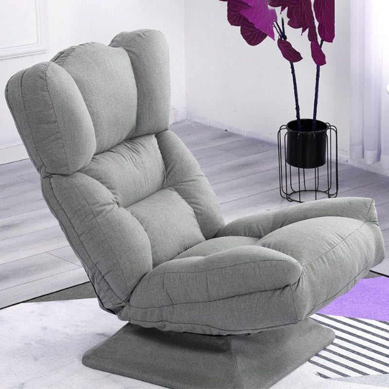 Modern Armless Chair, Cotton Blend Upholstered Accent Chair, 20"(W) X 23"(D) X 33"(H)