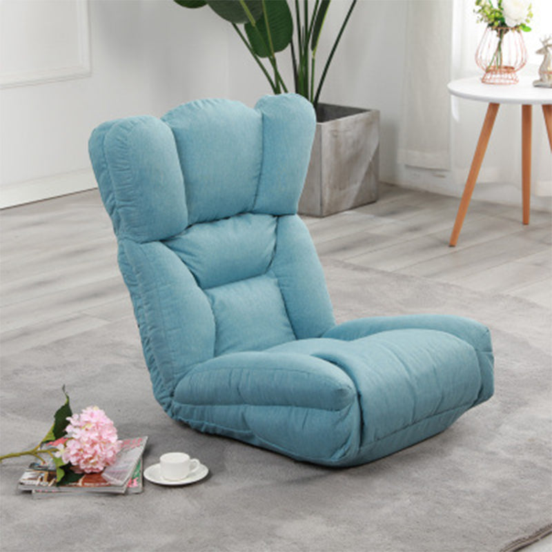 Modern Armless Chair, Cotton Blend Upholstered Accent Chair, 20"(W) X 23"(D) X 33"(H)