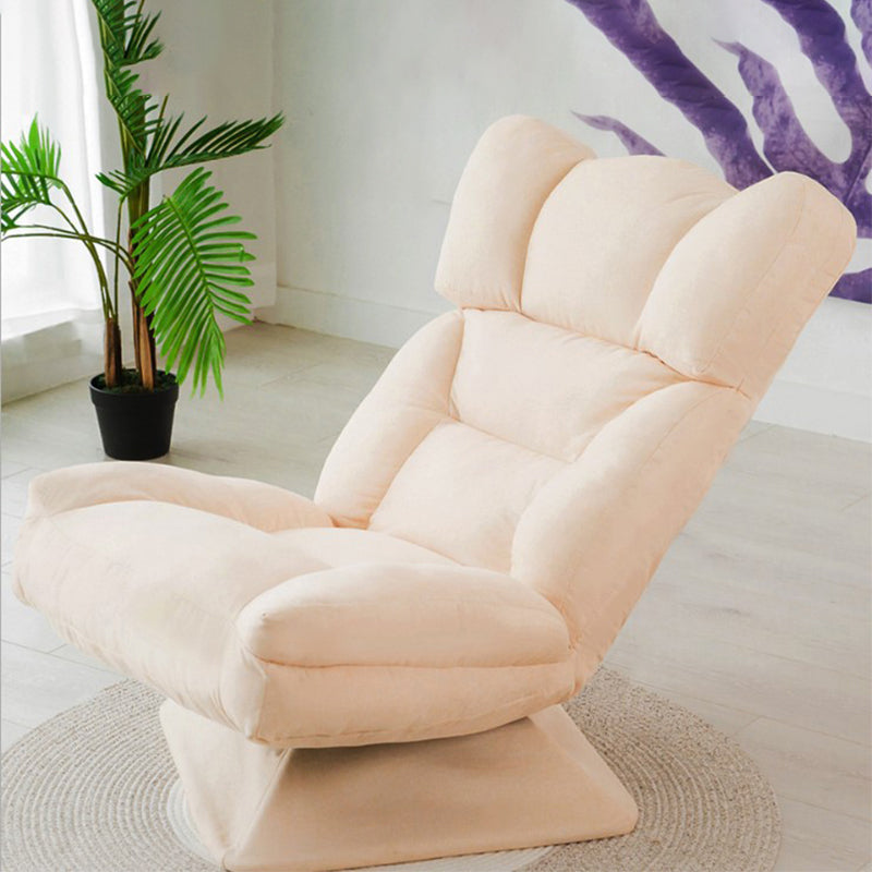 Modern Armless Chair, Cotton Blend Upholstered Accent Chair, 20"(W) X 23"(D) X 33"(H)