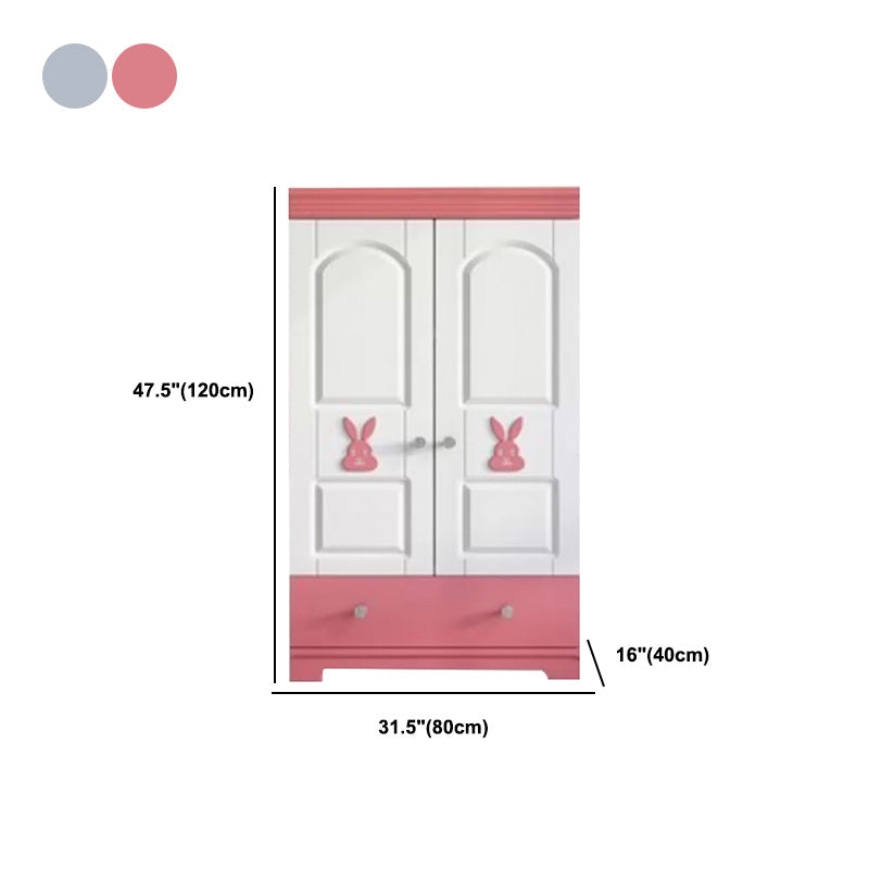Coastal Storage Cabinet with Hinged Door Manufactured Wood Matte Finish Cabinet