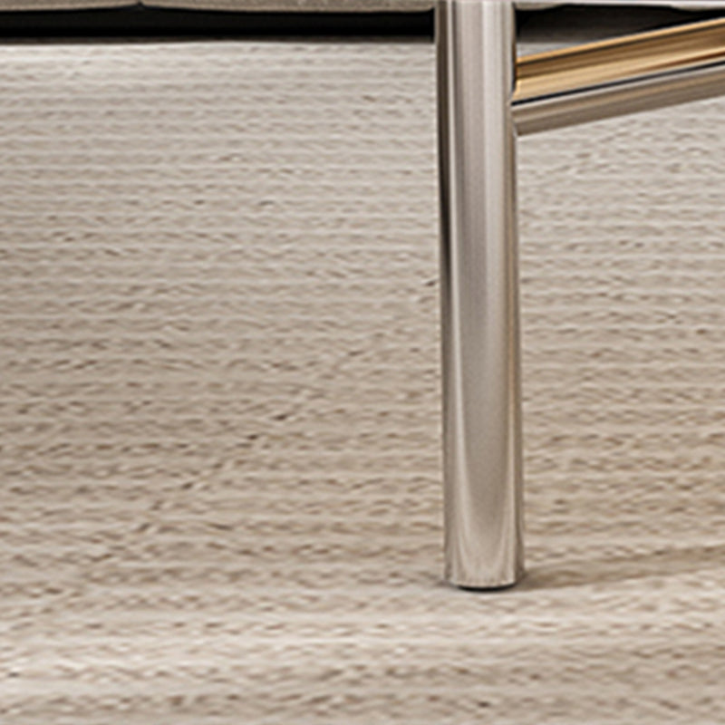 Modern Tempered Glass Top Coffee Table Triangle Coffee Table