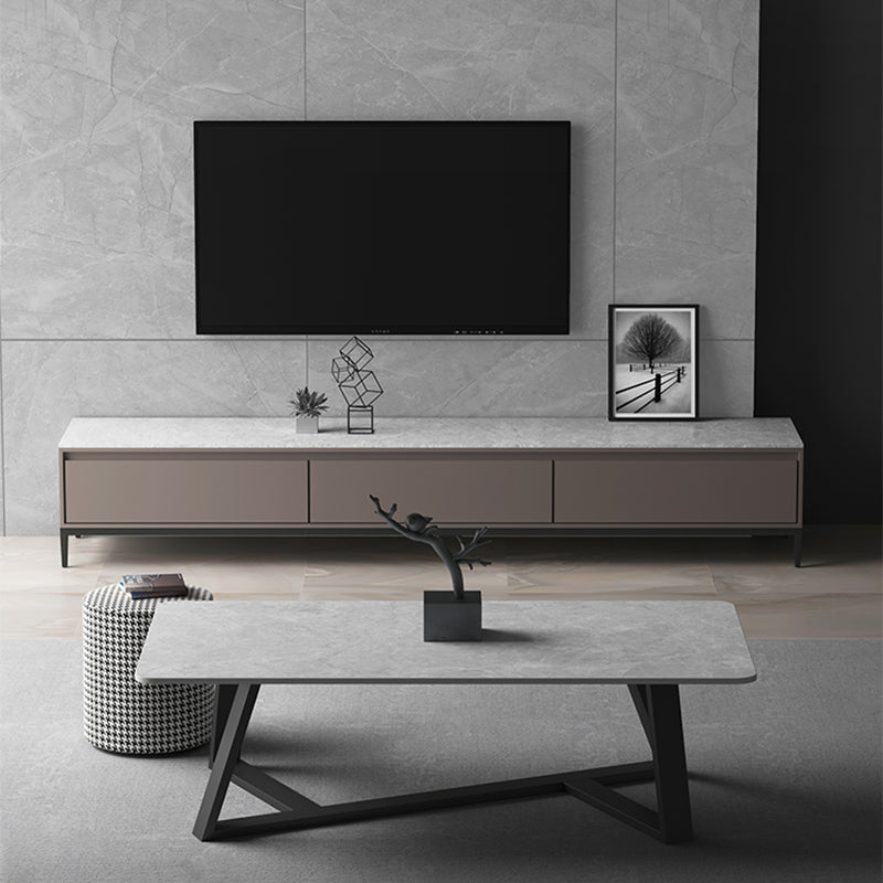 Slate Rectangular Coffee Cocktail Table Outdoor Cocktail Table