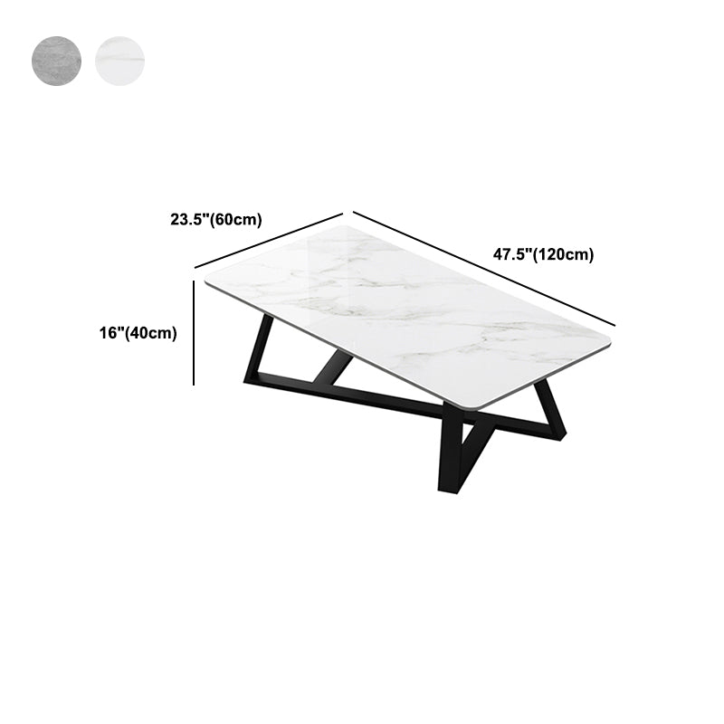 Slate Rectangular Coffee Cocktail Table Outdoor Cocktail Table