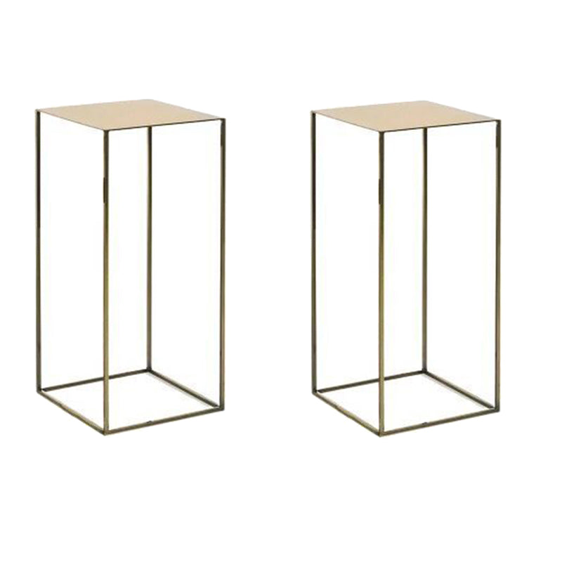 Contemporary Square Iron Side Table Simple Frame Sofa Side Table