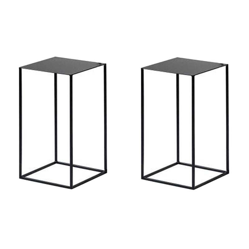 Contemporary Square Iron Side Table Simple Frame Sofa Side Table