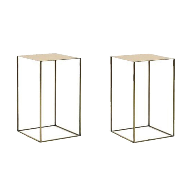 Contemporary Square Iron Side Table Simple Frame Sofa Side Table