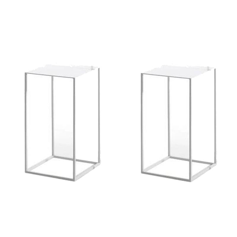 Contemporary Square Iron Side Table Simple Frame Sofa Side Table