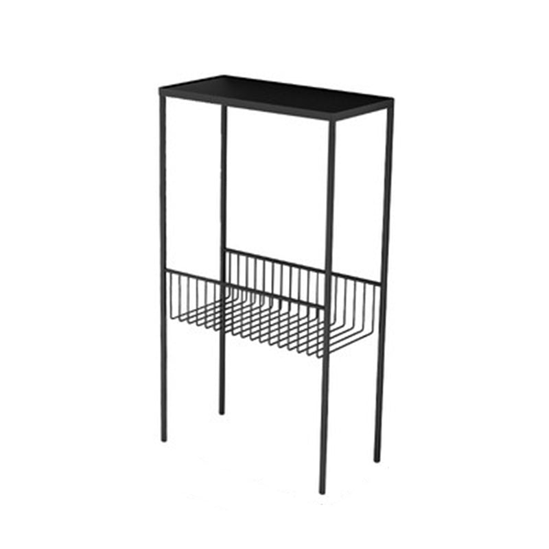 Contemporary 27.6" Tall 4 Legs End Table Rectangular Side Table