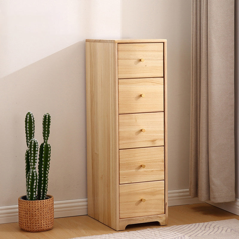 15.74" Wide Wood Accent Chest with Drawers Modern Lacquered Chest