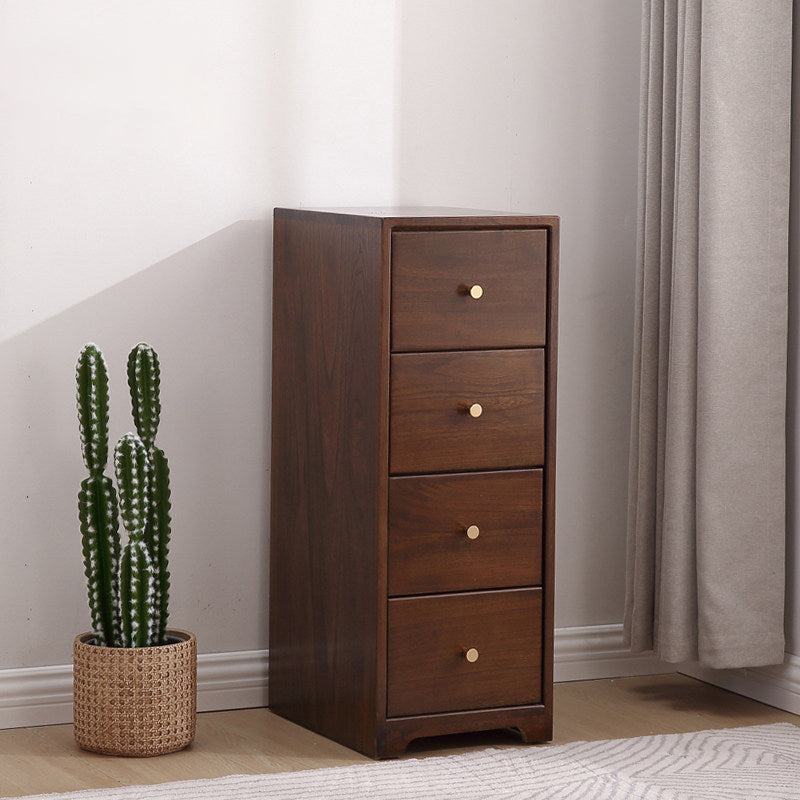 15.74" Wide Wood Accent Chest with Drawers Modern Lacquered Chest