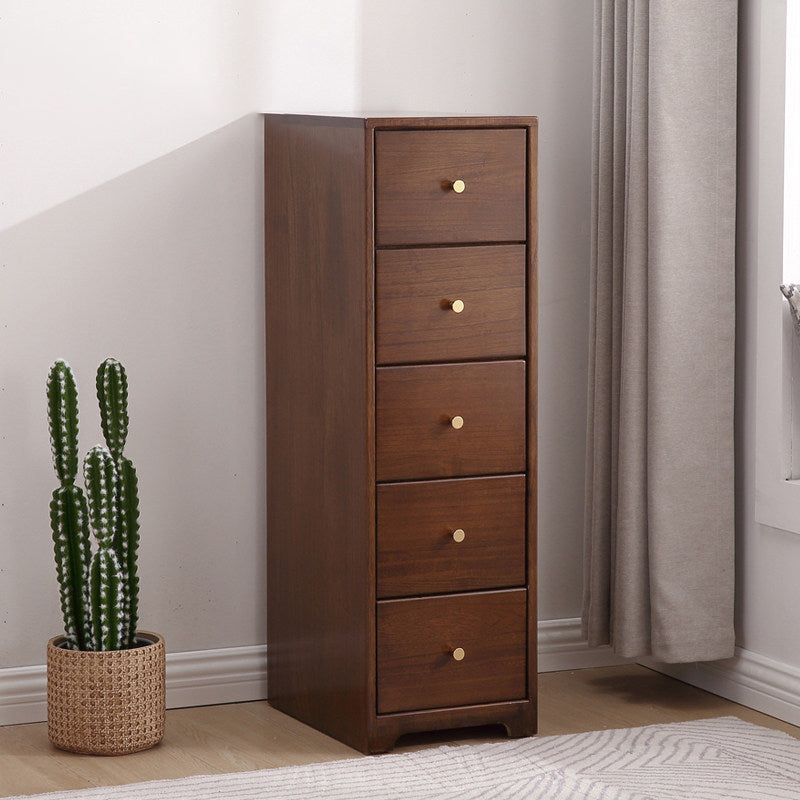15.74" Wide Wood Accent Chest with Drawers Modern Lacquered Chest