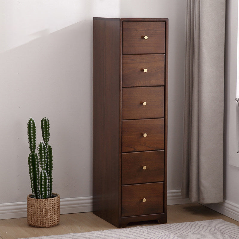 15.74" Wide Wood Accent Chest with Drawers Modern Lacquered Chest