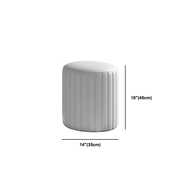 Modern 4 Drawers Vanity Dressing Table 28.94" H White Dresser with Stool