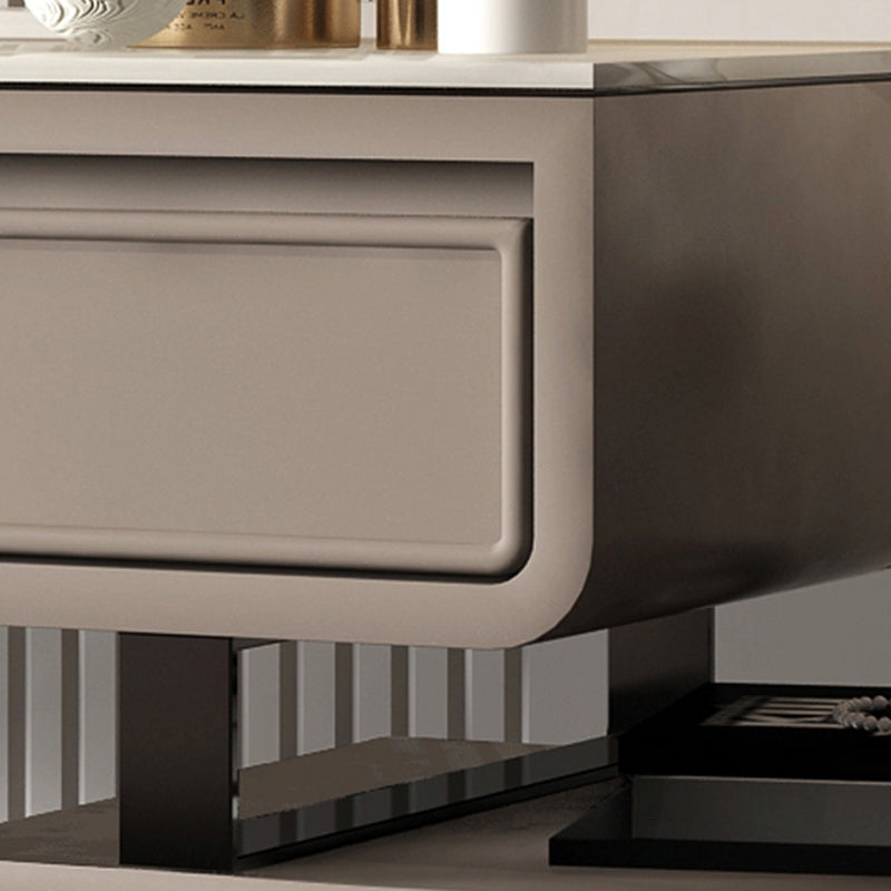 Luxurious Make-up Vanity Stone Top Vanity with 2/4 Storage Drawers