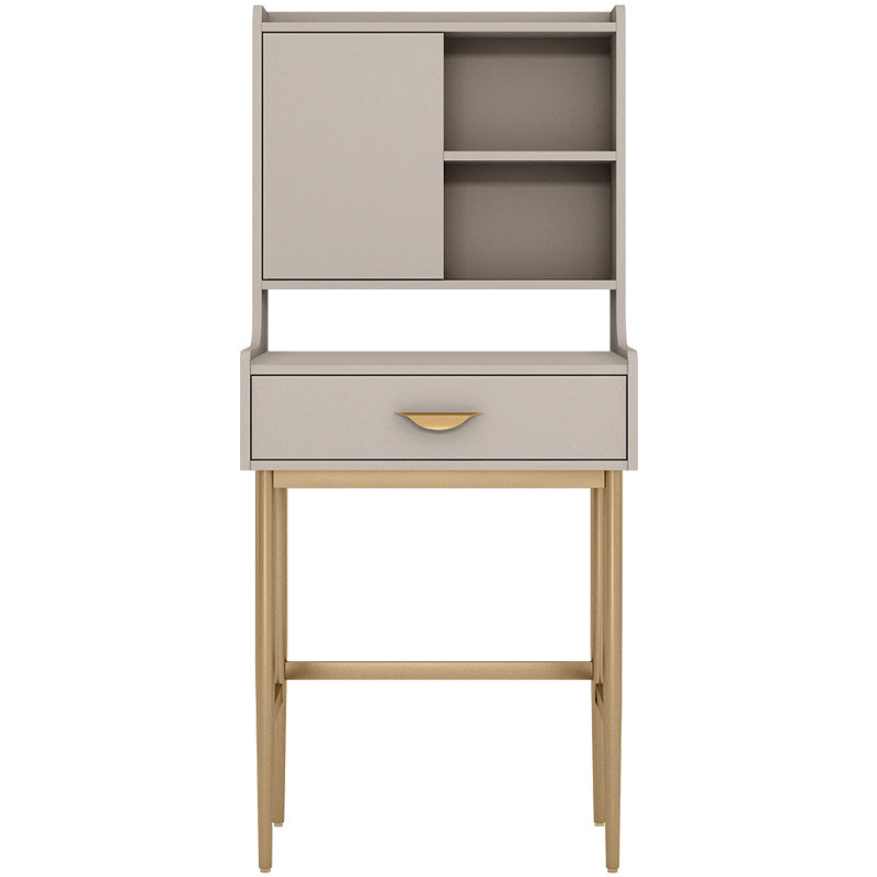 15.74" W x 53.14" H Makeup Dressing Table Stool Set With Drawers for Bathroom