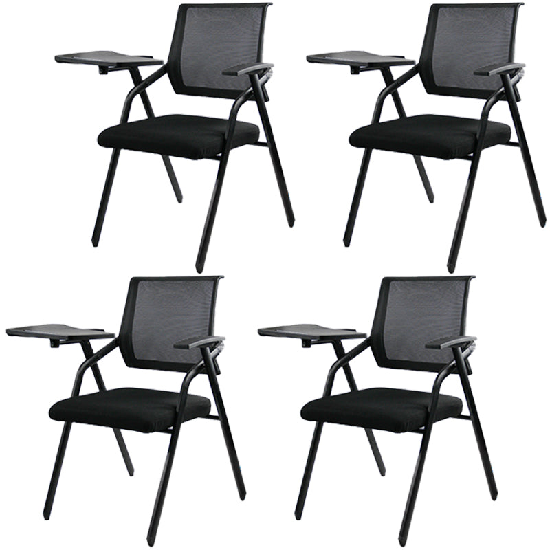 Mid Back Mesh Conference Chair Ergonomic Fixed Arms Chair for Office