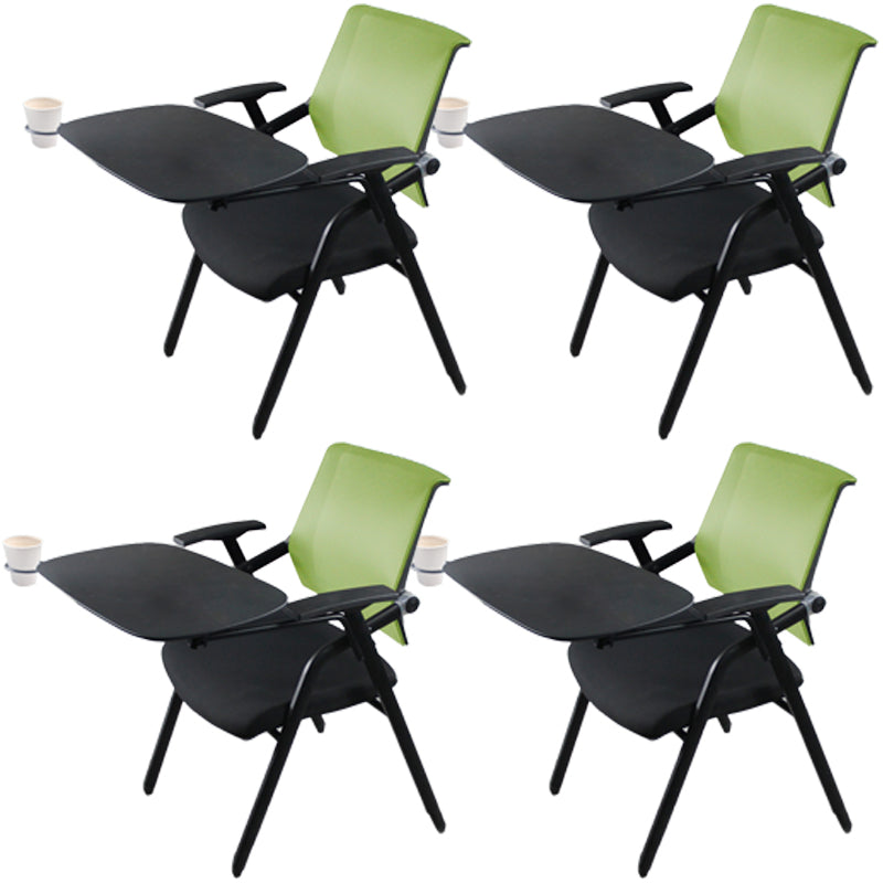 Mid Back Mesh Conference Chair Ergonomic Fixed Arms Chair for Office