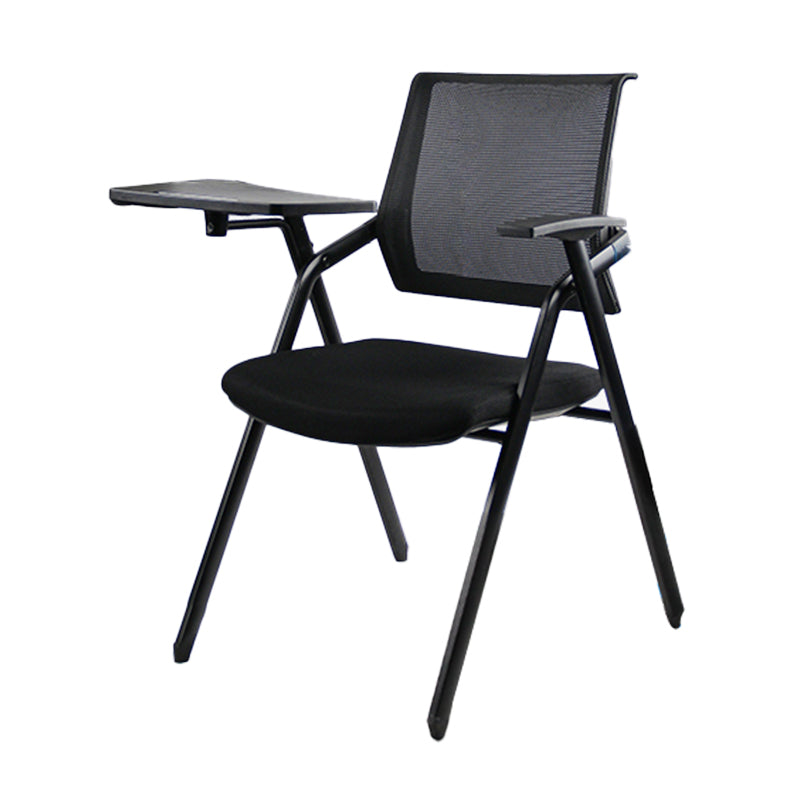 Mid Back Mesh Conference Chair Ergonomic Fixed Arms Chair for Office