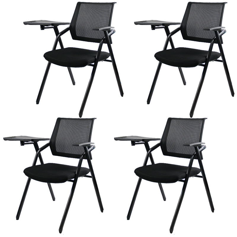 Mid Back Mesh Conference Chair Ergonomic Fixed Arms Chair for Office