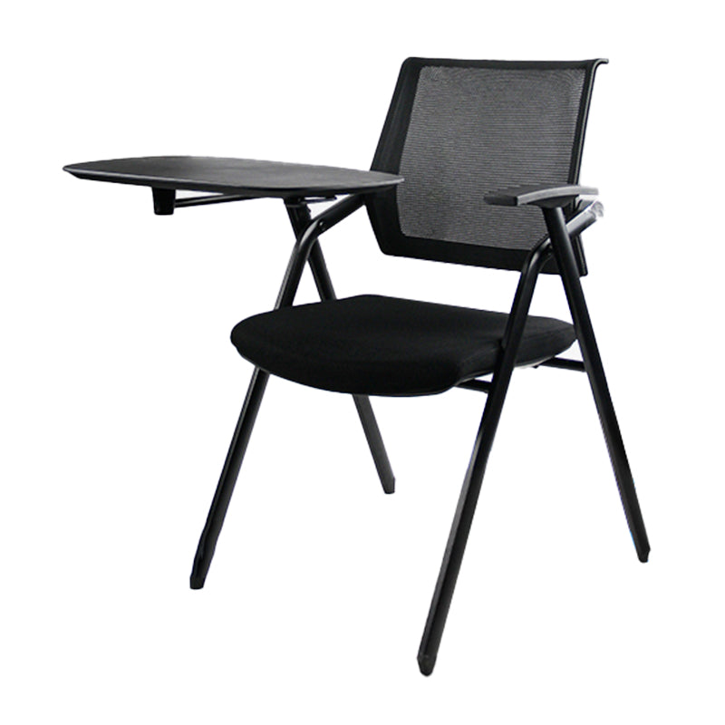 Mid Back Mesh Conference Chair Ergonomic Fixed Arms Chair for Office